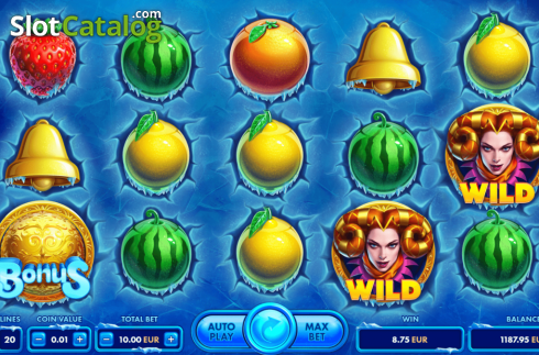 Скрин2. Frosty Fruits (NetGame) слот