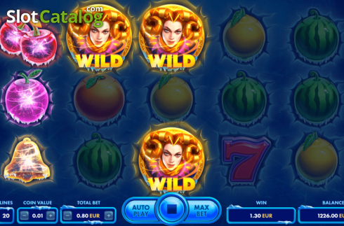 Скрин3. Frosty Fruits (NetGame) слот