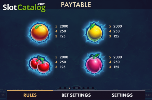 Скрин9. Frosty Fruits (NetGame) слот