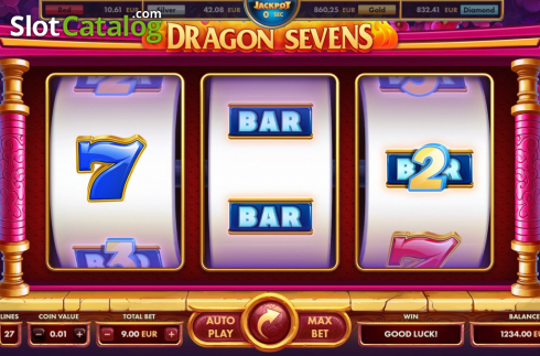 Скрин2. Dragon Sevens слот