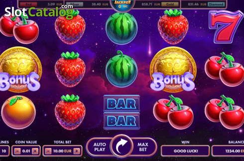 Скрин2. Fruits Fury слот