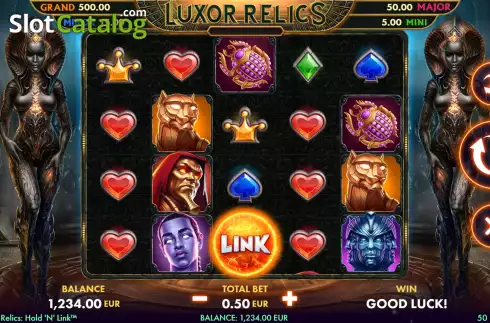 Скрин2. Luxor Relics слот