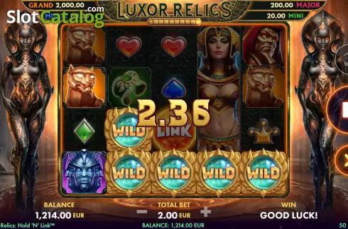 Скрин3. Luxor Relics слот