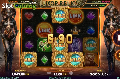 Скрин5. Luxor Relics слот