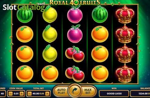 Скрин2. Royal Fruits 40 слот