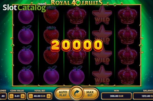 Скрин3. Royal Fruits 40 слот