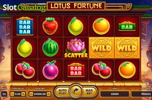 Скрин2. Lotus Fortune слот