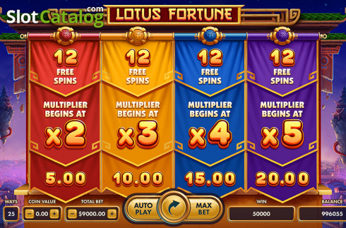 Скрин3. Lotus Fortune слот