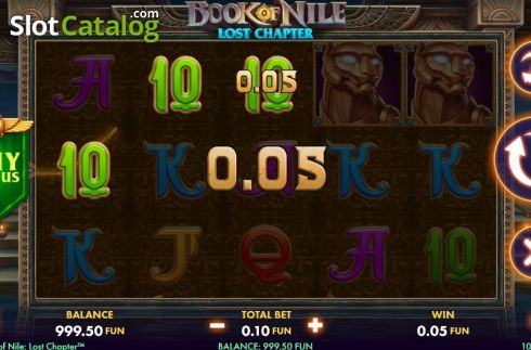 Скрин4. Book of Nile Lost Chapter Extreme Edition слот