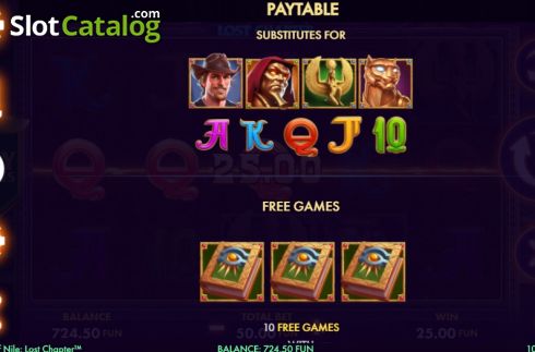 Скрин7. Book of Nile Lost Chapter Extreme Edition слот
