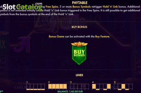 Скрин7. Book of Nile Hold n Link слот