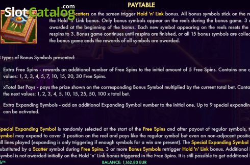 Скрин6. Book of Nile Hold n Link слот