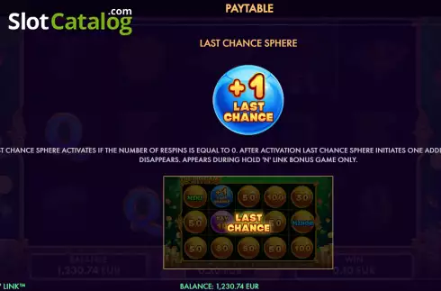 Скрин9. The Big Game Hold N Link слот
