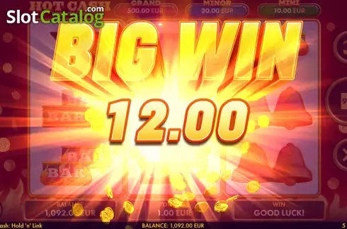 Скрин5. Hot Cash Hold 'n' Link слот