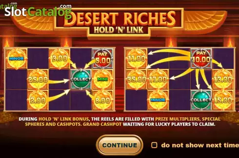 Скрин2. Desert Riches слот
