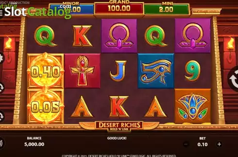 Скрин3. Desert Riches слот
