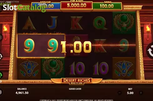 Скрин6. Desert Riches слот