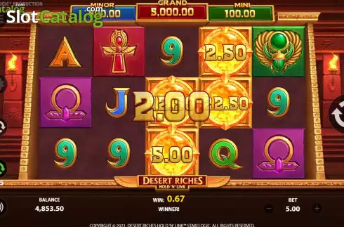 Скрин7. Desert Riches слот