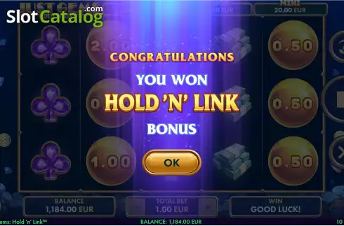 Скрин5. Just Gems: Hold 'n' Link слот
