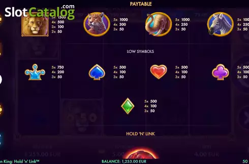 Скрин6. African King Hold'n'Link слот
