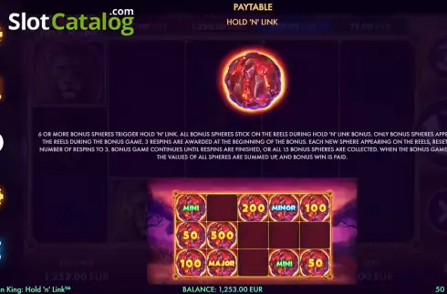 Скрин8. African King Hold'n'Link слот