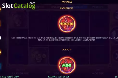 Скрин9. African King Hold'n'Link слот