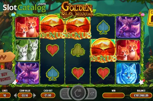 Скрин6. Golden Bear Mountain слот