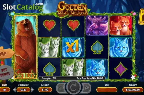 Скрин8. Golden Bear Mountain слот
