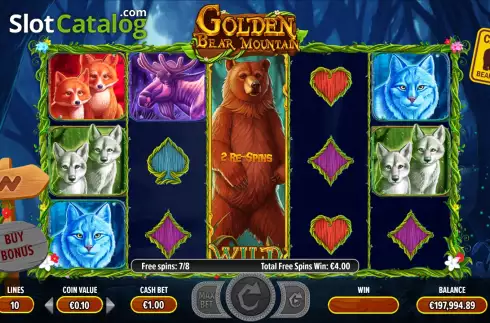Скрин9. Golden Bear Mountain слот