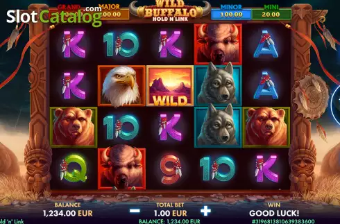 Скрин2. Wild Buffalo: Hold ‘n’ Link слот