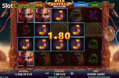 Скрин3. Wild Buffalo: Hold ‘n’ Link слот