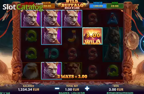 Скрин4. Wild Buffalo: Hold ‘n’ Link слот