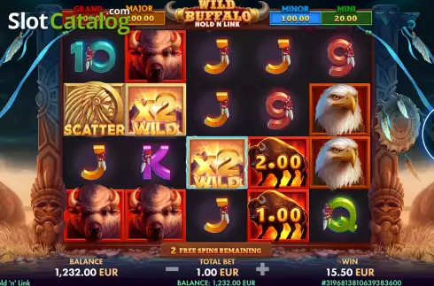 Скрин7. Wild Buffalo: Hold ‘n’ Link слот