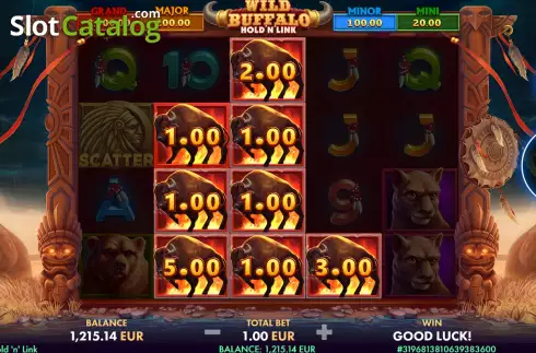 Скрин9. Wild Buffalo: Hold ‘n’ Link слот