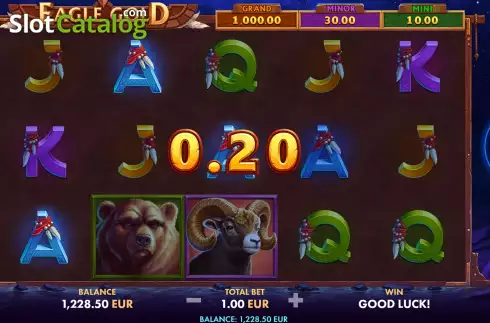 Скрин4. Eagle Gold (NetGame) слот