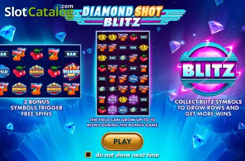 Скрин2. Diamond Shot Blitz слот