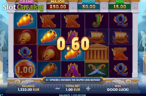 Скрин3. Pompeii Gold Rapid Link слот