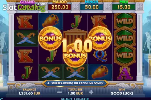 Скрин4. Pompeii Gold Rapid Link слот