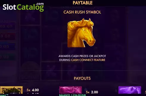 Скрин6. Mighty Horses Cash Connect слот