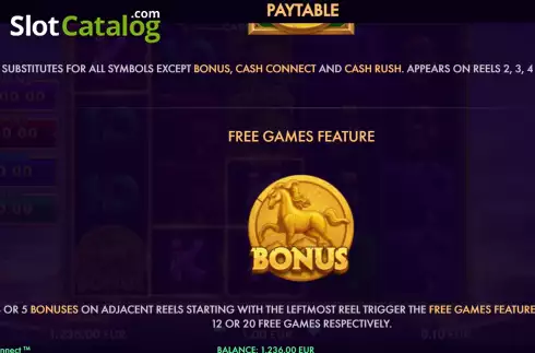 Скрин9. Mighty Horses Cash Connect слот