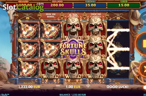 Скрин3. Fortune Skulls слот