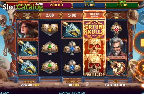 Скрин5. Fortune Skulls слот