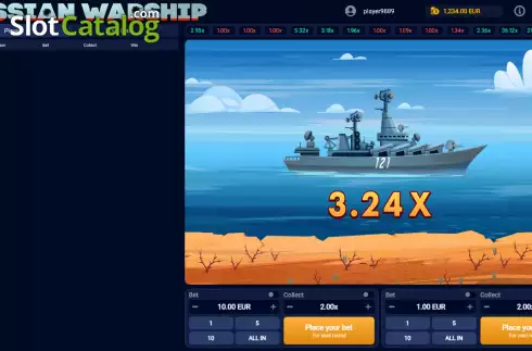 Скрин2. Russian Warship слот