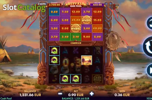 Скрин4. Buffalo Cash Pool слот