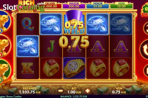 Скрин4. Rich Piggies Bonus Combo слот