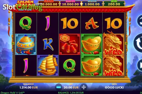 Скрин2. Golden Dragon Hold 'N' Link слот