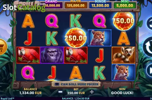 Скрин2. Gorilla Rapid Link слот