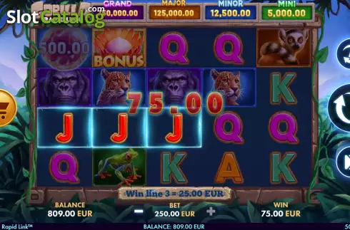 Скрин3. Gorilla Rapid Link слот
