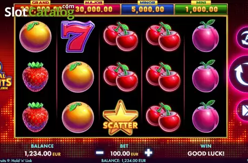 Скрин2. 9 Royal Fruits слот