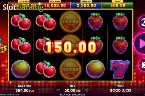 Скрин3. 9 Royal Fruits слот